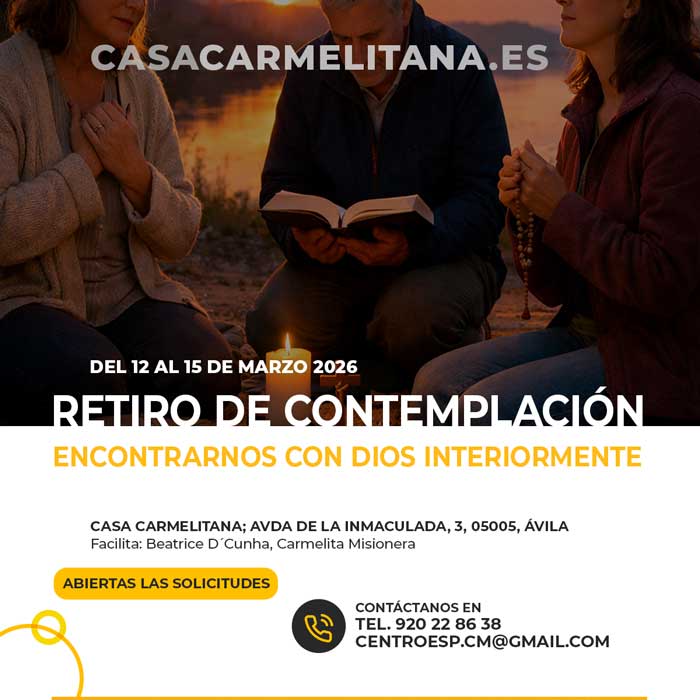 Retiro de Contemplación en marzo 2026