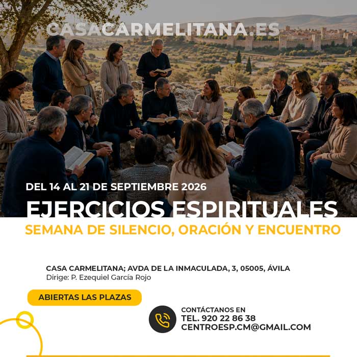 Ejercicios espirituales en septiembre: una semana de silencio, oración y encuentro con Dios